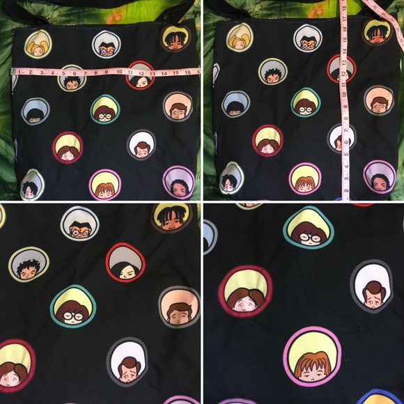 Vintage 90s MTV Cartoon Daria Lined Canvas Bag NEW - Picture 7 of 8